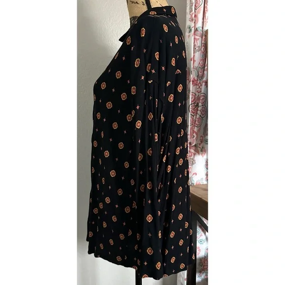 Free People Intimately Medallion Print Long Sleeve Top - Picture 3 of 5